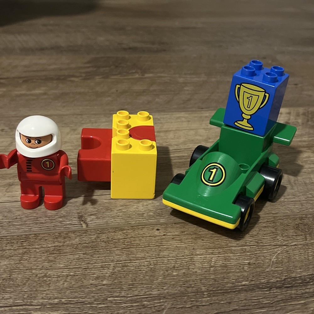 Lego Duplo Town Race Set #2607 Catapult Racer Vintage Rare 1997 NOT COMPLETE